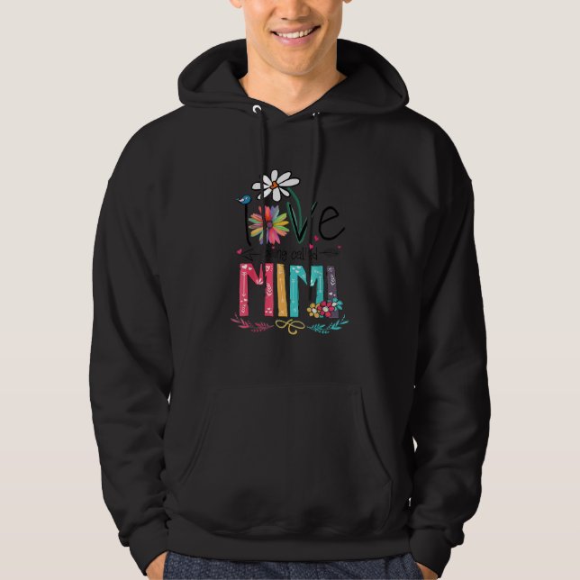 Liebe wird Mimi Png Svgmimi genannt Hoodie (Vorderseite)