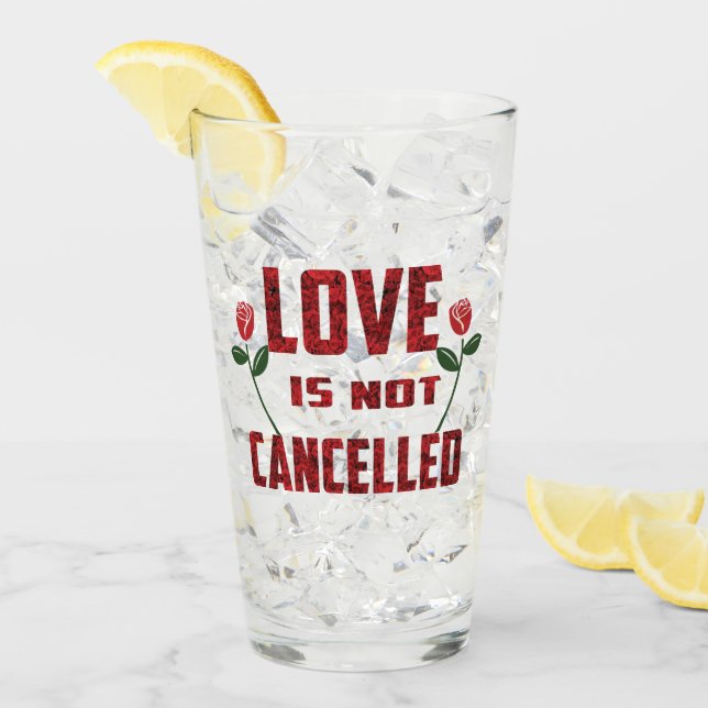 Liebe wird nicht abgebrochen glas (Vorderseite Ice)