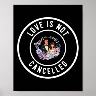 Liebe wird nicht abgesagt Hochzeitsgeschenke für B Poster