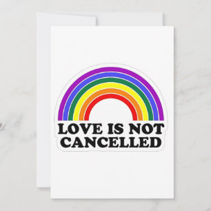 Liebe wird nicht im Monat des Rainbow LGBT Pride a Feiertagskarte