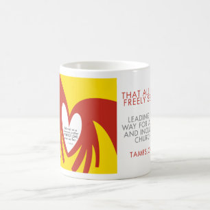 Liebe wirft heraus Furcht-Tasse Tasse