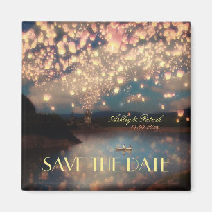 Liebe Wish Lanterns Magnet