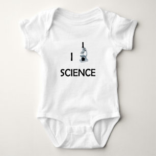 Liebe-Wissenschafts-Mikroskop Baby Strampler
