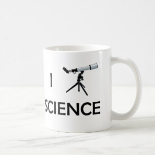 Liebe-Wissenschafts-Teleskop Kaffeetasse