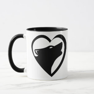 Liebe-Wölfe (San- Andreasschieber-Reihenlogo) Tasse