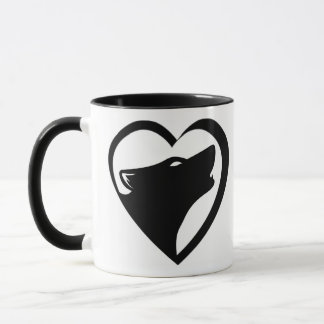Liebe-Wölfe (San- Andreasschieber-Reihenlogo) Tasse