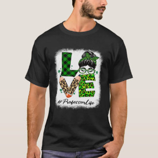 Liebe Women Bleached Messy Bun St Patrick T-Shirt