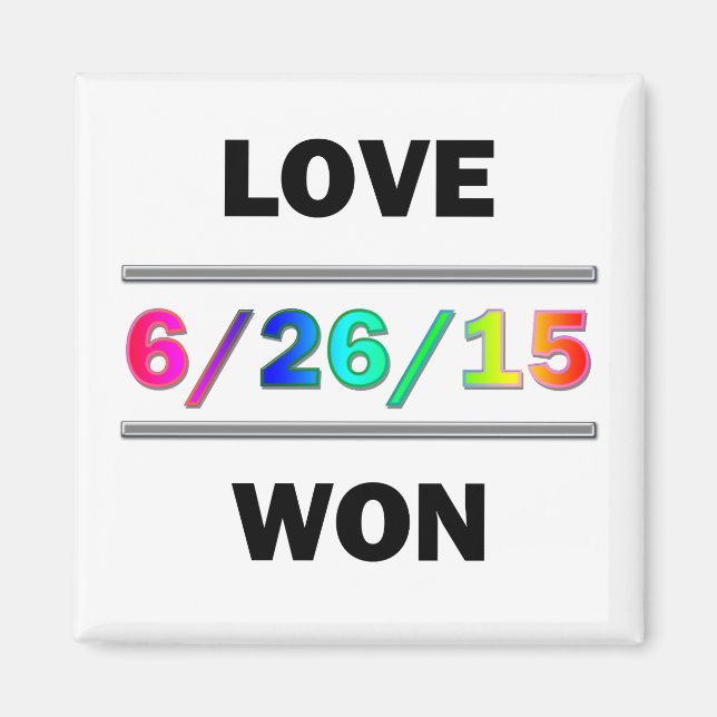 Liebe Won Magnet (Vorne)