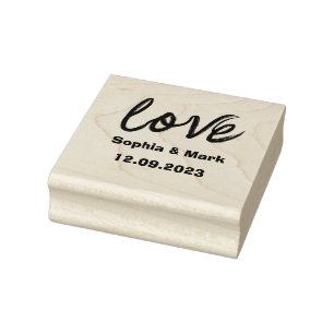 Liebe Wood Art Briefmarke Gummistempel