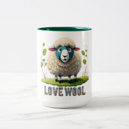 Liebe Wool Zweifarbige Tasse