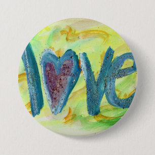 Liebe Word Fresh Spring Button Pendant Tasten