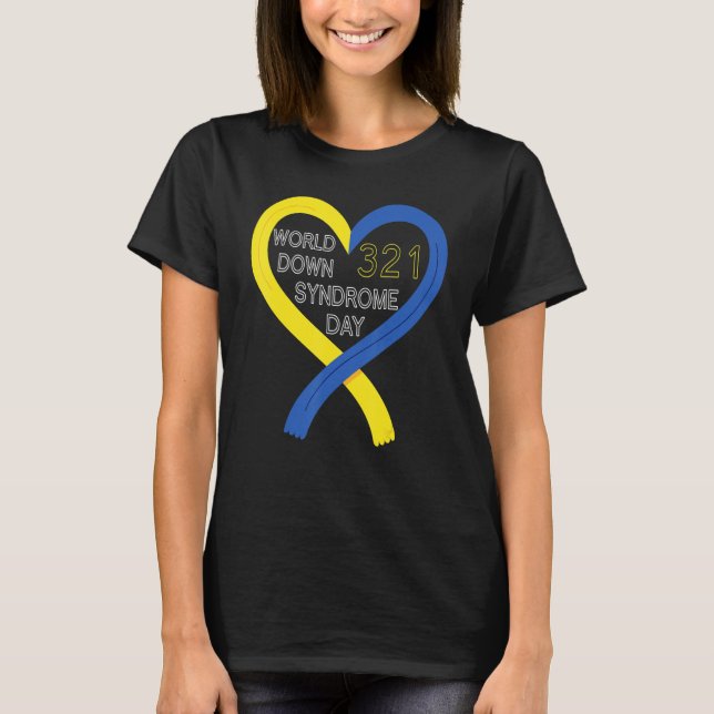 Liebe World Down Syndrome Awareness Day Liebe 11 T-Shirt (Vorderseite)