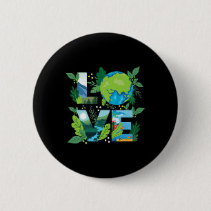 Liebe World - Environmental Protection Earth Day C Button