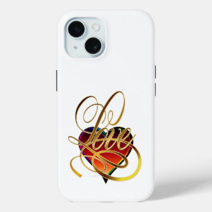Liebe Wort und Herz Case-Mate iPhone Hülle