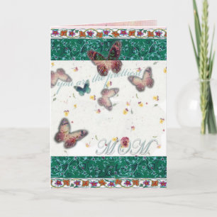 Liebe Worte Muttertag Orientalischer Schmetterling Karte