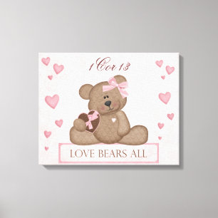 Liebe Wrapped Canvas Leinwanddruck