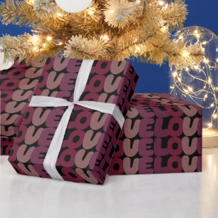 Liebe Wrapping Paper Geschenkpapier