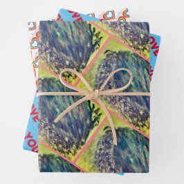 Liebe Wrapping Paper Set Geschenkpapier Set