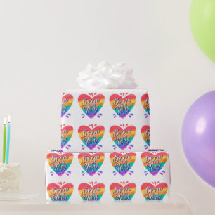 Liebe-Wrapping-Papier Geschenkpapier