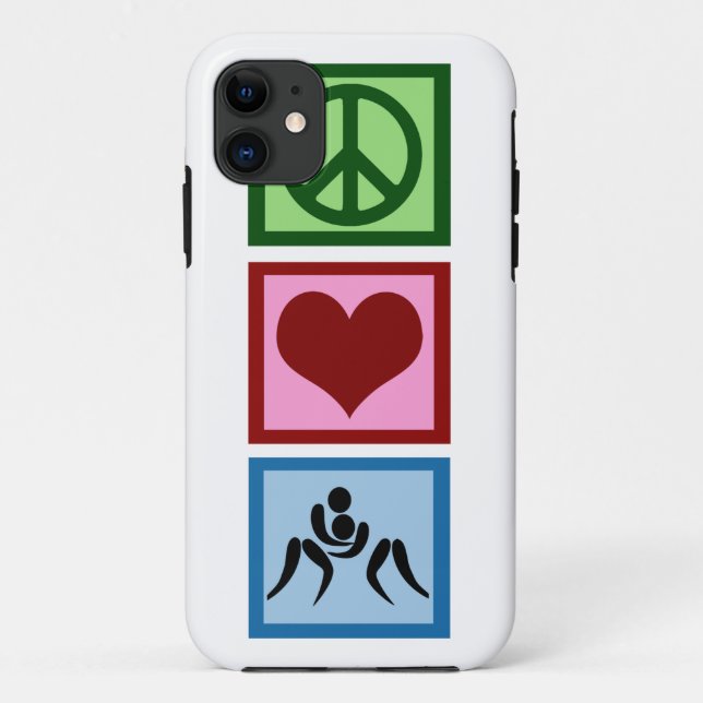Liebe Wrestling Case-Mate iPhone Hülle (Rückseite)