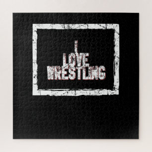 Liebe Wrestling Wrestler Singlet Lover Kostümgesch Puzzle
