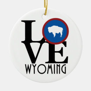 LIEBE Wyoming Keramik Ornament