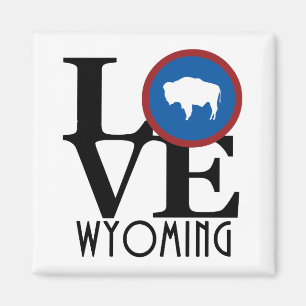 LIEBE Wyoming Magnet