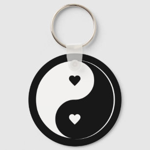 Liebe Yin Yang Schlüsselanhänger