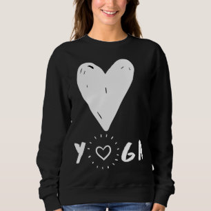 Liebe Yoga Angepasst Scoop Sweatshirt