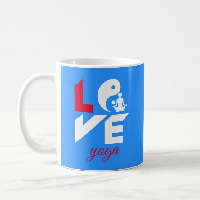 Liebe-Yoga Kaffeetasse (Links)