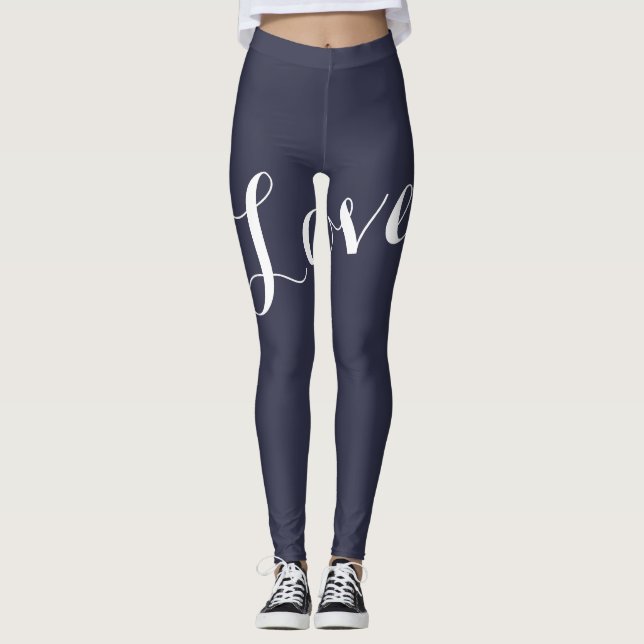 Liebe Yoga Leggings (Vorderseite)