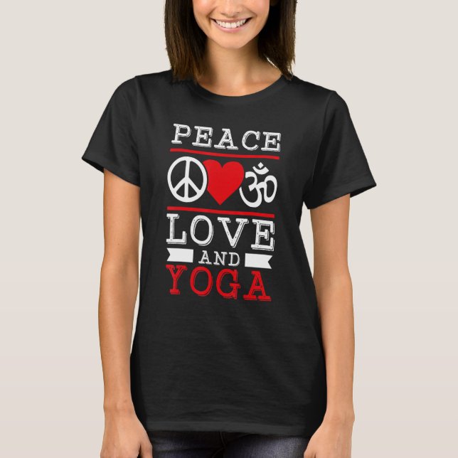 Liebe Yoga T-Shirt (Vorderseite)