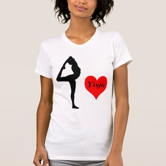 Liebe-Yoga T-Shirt (Vorderseite)