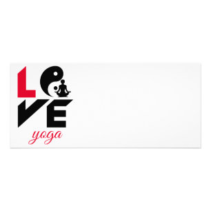 Liebe-Yoga Werbekarte