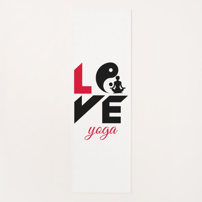 Liebe-Yoga Yogamatte (Vorderseite)