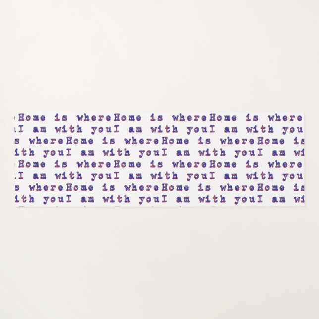 Liebe Yogamatte (Rückseite (Horizontal))