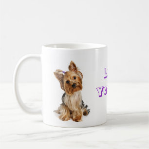 Liebe Yorkie Yorkshire Terrier Welpe Doppy Coffee Tasse