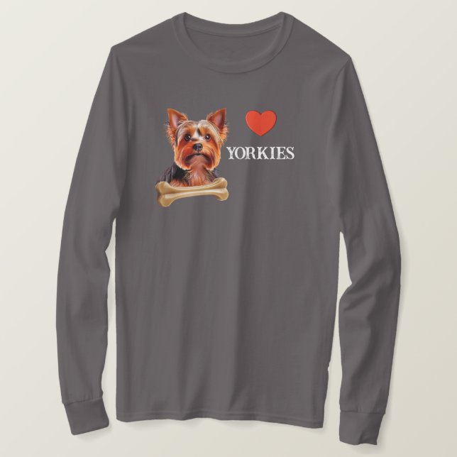 LIEBE YORKIES T-Shirt (Design vorne)