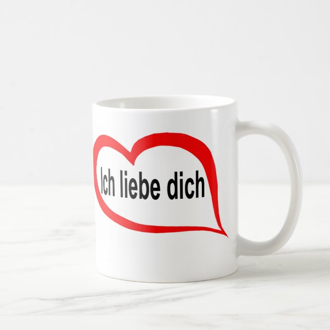 Liebe you2 des Deutschen I Tasse (Rechts)