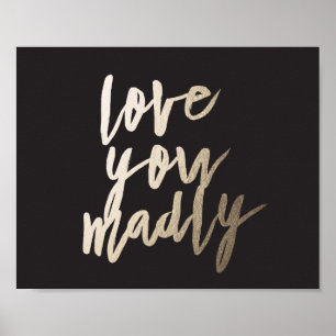 Liebe You Madonna Foil Art Printing Poster