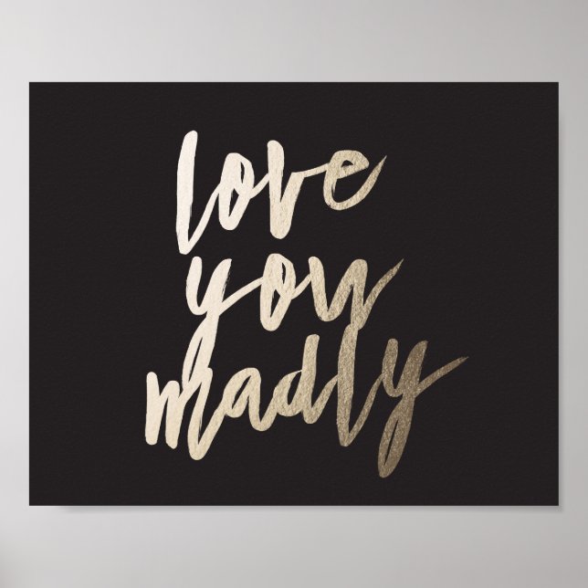 Liebe You Madonna Foil Art Printing Poster (Vorne)