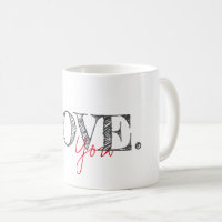 LIEBE YOU Modern Typografy Mama Vater Kinderkind