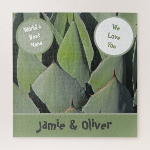 Liebe You Nana Green Pflanze Wüste Südwestgrandma Puzzle