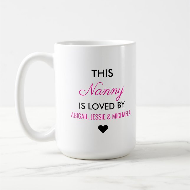 Liebe You Oma" 1 Foto Kaffeetasse (Links)