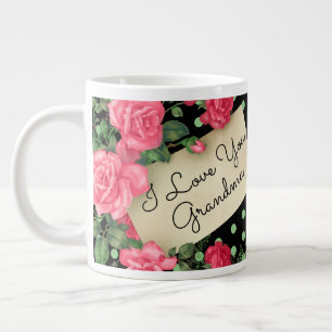 Liebe You Oma Floral Jumbo-Tasse
