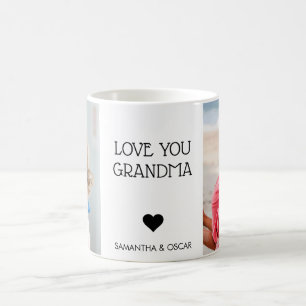 Liebe You Oma Zwei handgeschriebene Fotos Kaffeetasse