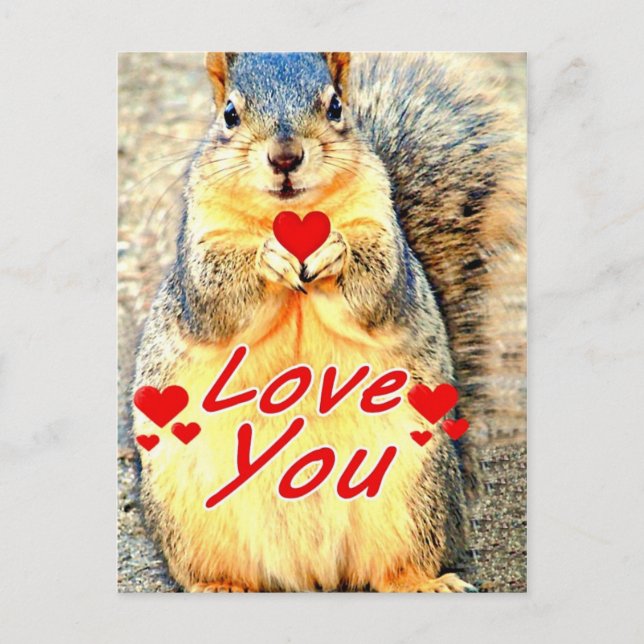 Liebe You_Postcard Postkarte (Vorderseite)