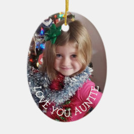 Liebe You Ttie, Christmas Geschenk für Tante Weihn Keramik Ornament