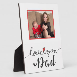 Liebe You Vater Plaque Fotoplatte