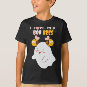 Liebe Your Boo Bees Funny Halloween Poppel B T-Shirt